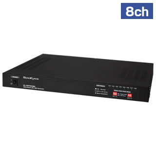 HD-SDI 8ch 電源供給用受信機（制御付）